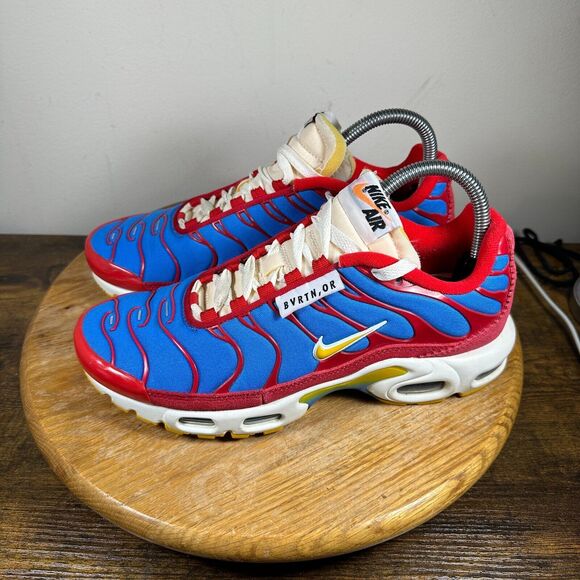 Nike Air Max Plus SE Running Club University Red Shoes Mens Size 7.5 DC9332-600 - Picture 3 of 8